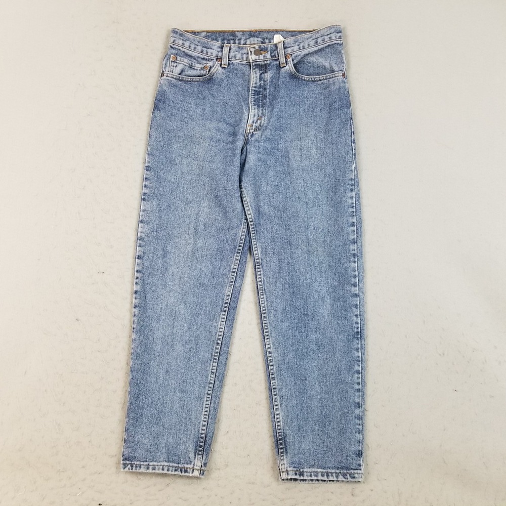 Levi's Jeans Mens 33x30 Blue 550 Relaxed Fit Tapered Leg Vintage USA 90s Denim